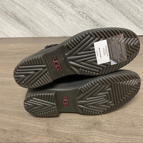 UGG | Simmens Waterproof Leather Moto Boots 7.5 - Picture 7 of 13